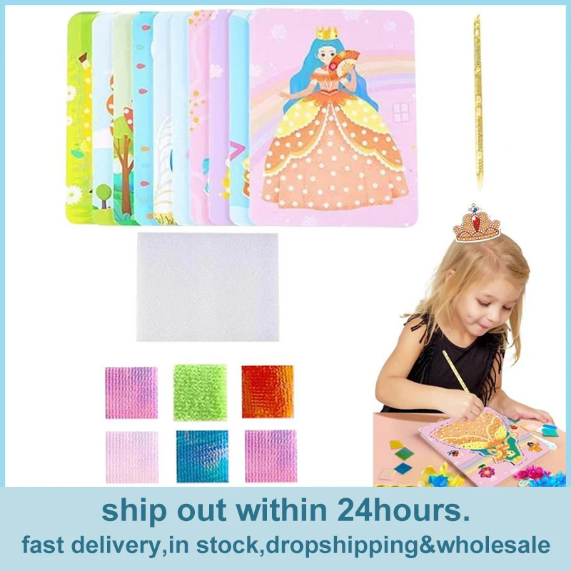 Poke Art Kits Kids DIY Poking And Painting Dress Educational Toys Creative Puzzle Puncture Painting DIY Kit For Girls Gift For
Poke Art Kits Kids DIY Poking And Painting Dress Educational Toys Creative Puzzle Puncture Painting DIY Kit For Girls Gift For