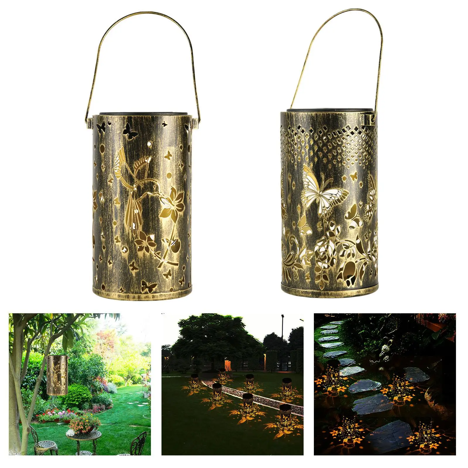 Сад подвесной Солнечный фонарь листья узор пейзаж lamp.7 x 7.9in 
Сад подвесной Солнечный фонарь листья узор пейзаж lamp.7 x 7.9in