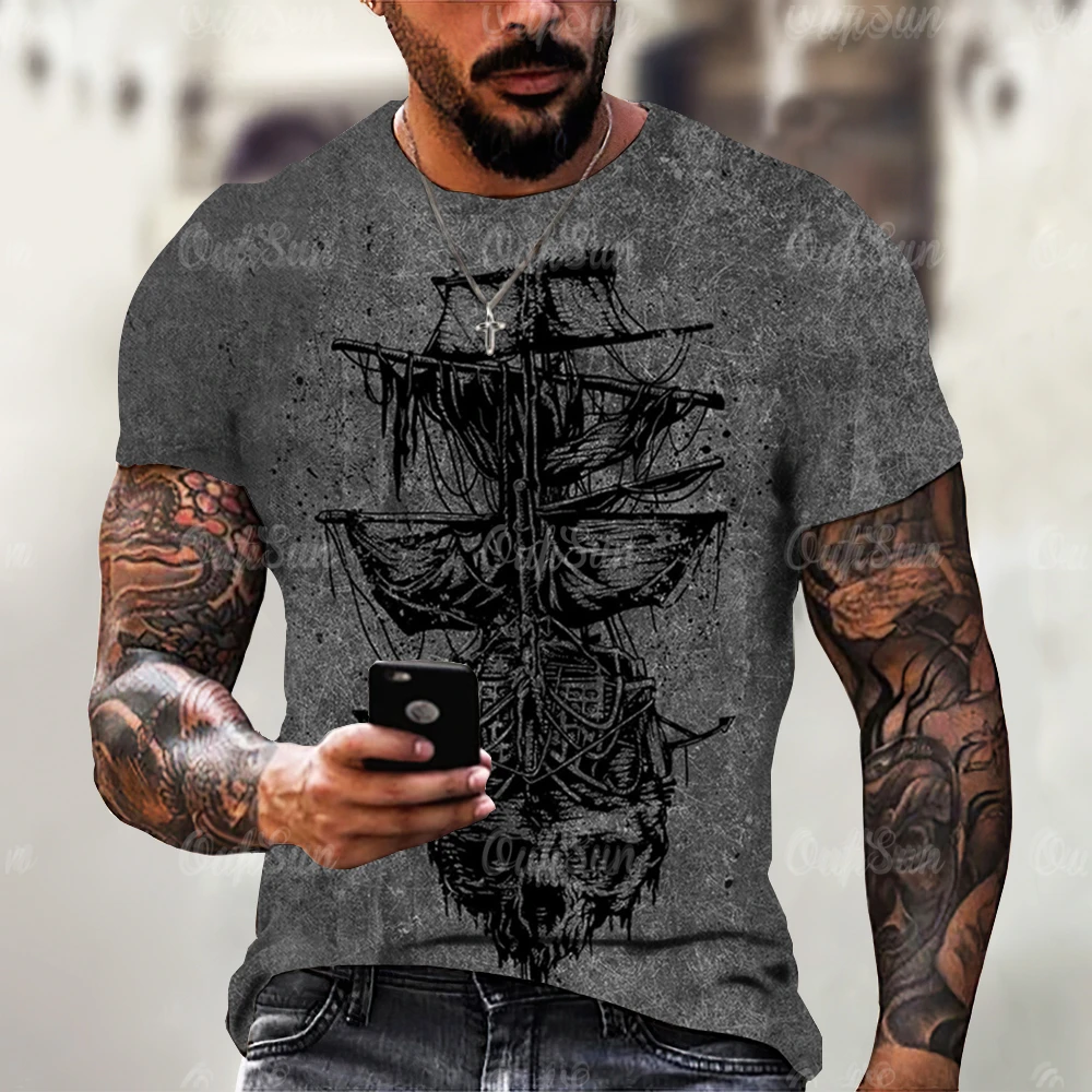 Compass Printed T-shirt Vintage Men's Short Sleeve Shirt Nautical Tops Summer O-Neck Sweatshirt Tees Men Clothing Top Outdoor
Compass Printed T-shirt Vintage Men's Short Sleeve Shirt Nautical Tops Summer O-Neck Sweatshirt Tees Men Clothing Top Outdoor 