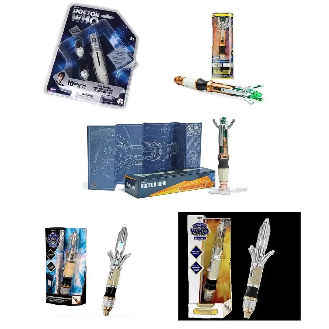 Latest Arrivals Movies10th 12th and 14th Sonic Screwdriver Props Model Collectible Children's Toy Action Figures Festival Gift
Latest Arrivals Movies10th 12th and 14th Sonic Screwdriver Props Model Collectible Children's Toy Action Figures Festival Gift