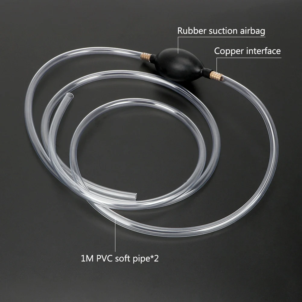 Hand Pump Siphon PVC Hose Handheld House Fuel Liquid Transfer Diesel Water Gas Tools Petrol Fuel Pool Fish Tank Transfer
Hand Pump Siphon PVC Hose Handheld House Fuel Liquid Transfer Diesel Water Gas Tools Petrol Fuel Pool Fish Tank Transfer