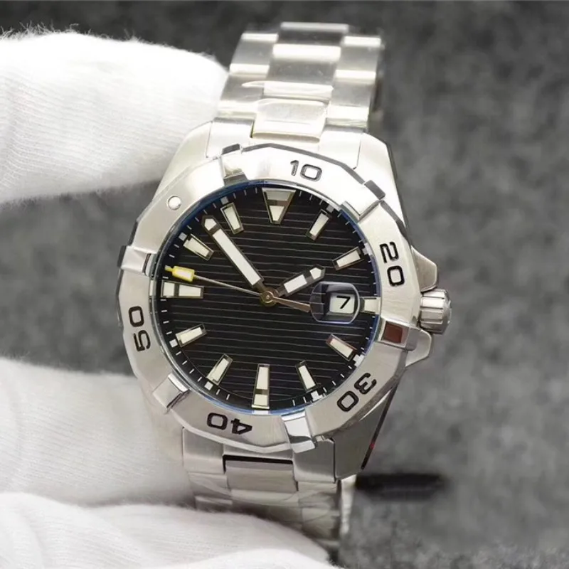 High Quality Automatic Mechanical Watch Men's 904L Stainless Steel Black Blue Leather Calendar Sapphire Glass Watches 44MM 
High Quality Automatic Mechanical Watch Men's 904L Stainless Steel Black Blue Leather Calendar Sapphire Glass Watches 44MM