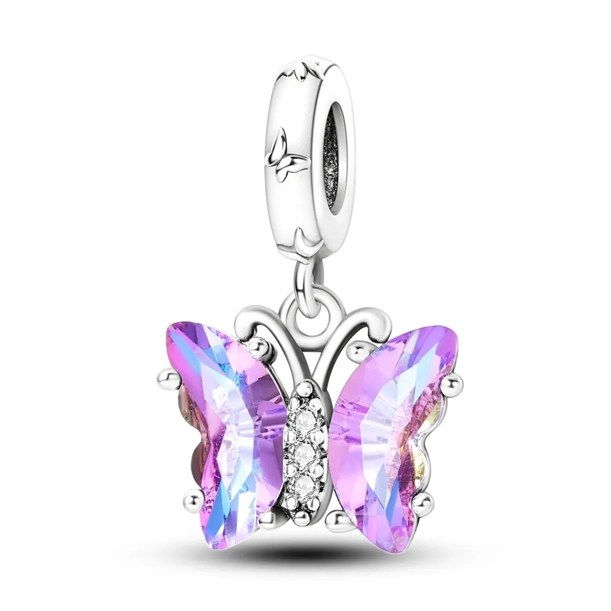 MULA 1PC Silver Plated Charms Firefly Butterfly Flower Fit Original Beads DIY Fashion Jewelry MULA 1PC Silver Plated Charms Firefly Butterfly Flower Fit Original Beads DIY Fashion Jewelry