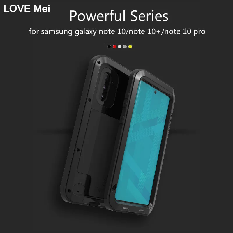 Мощный чехол Love Mei для Samsung Galaxy Note 10, противоударный металлический алюминиевый чехол для Samsung Galaxy Note 10 Plus/Note 10 +
Мощный чехол Love Mei для Samsung Galaxy Note 10, противоударный металлический алюминиевый чехол для Samsung Galaxy Note 10 Plus/Note 10 +