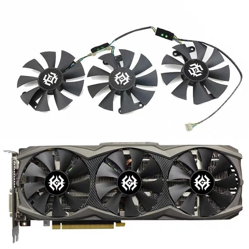 

3pcs GA91S2H DC 12V 0.35A 4pin GTX 960 GPU Cooler For Zotac GTX 950 960 Extreme Plus Gaming HA/HB Graphics Fan