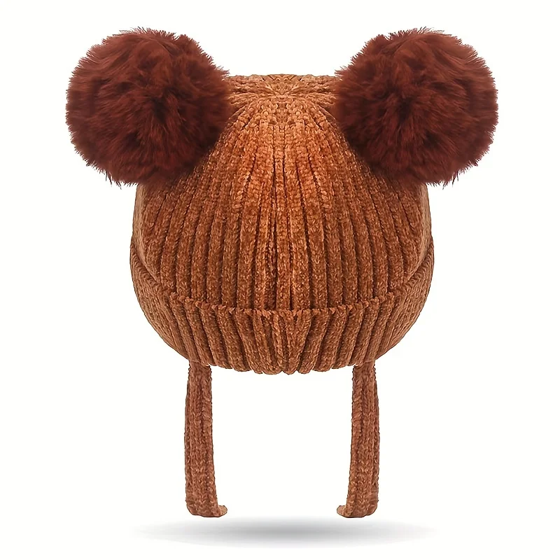 Kids Winter Warm Knitted Beanie Hat Pompom 5 Sbc769e73ade447e58a34dc53dcc2ea09M