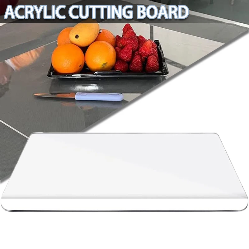 Kitchen Chopping Board Clear Durable Acrylic Cutting Board Non-slip Vegetable Fruit Chopping Board For Home Kitchen Camping
Kitchen Chopping Board Clear Durable Acrylic Cutting Board Non-slip Vegetable Fruit Chopping Board For Home Kitchen Camping