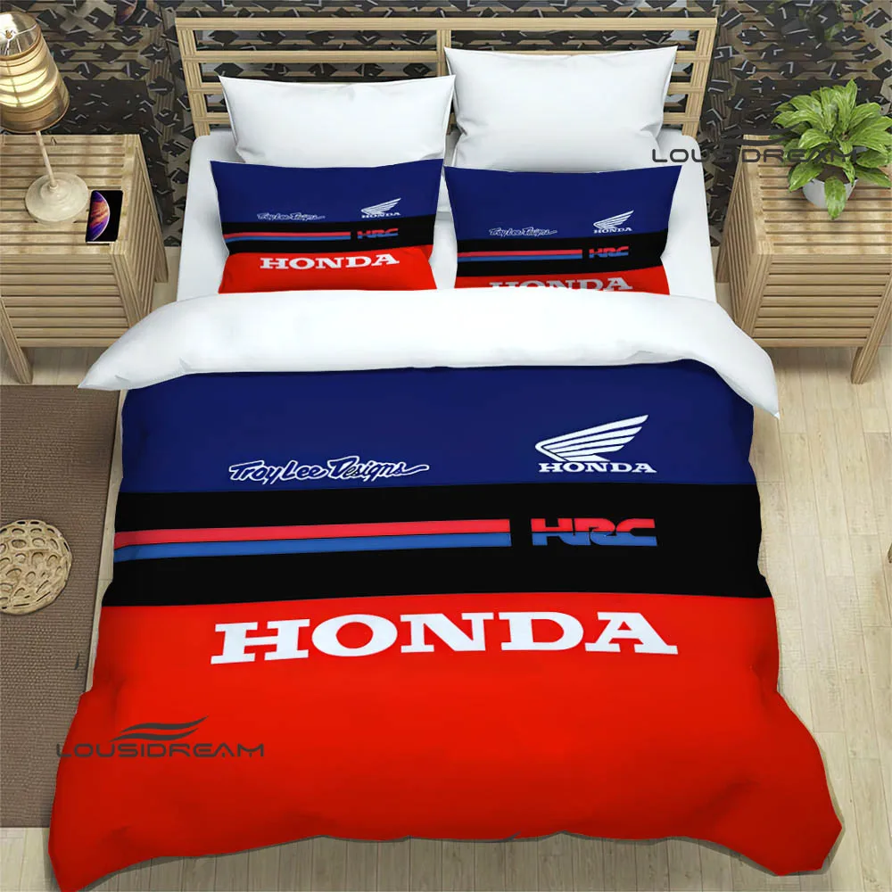 HRC-HONDA motorcycle logo Bedding Sets exquisite bed supplies set duvet cover bed comforter set bedding set luxury birthday gift
HRC-HONDA motorcycle logo Bedding Sets exquisite bed supplies set duvet cover bed comforter set bedding set luxury birthday gift