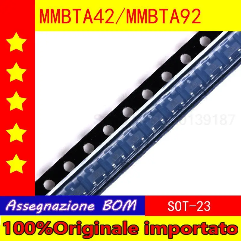 100 шт./лот предметы интерьера MMBTA42 MMBTA92 ma / 300 v / 300 v 500-500 ma SMD triode
100 шт./лот предметы интерьера MMBTA42 MMBTA92 ma / 300 v / 300 v 500-500 ma SMD triode