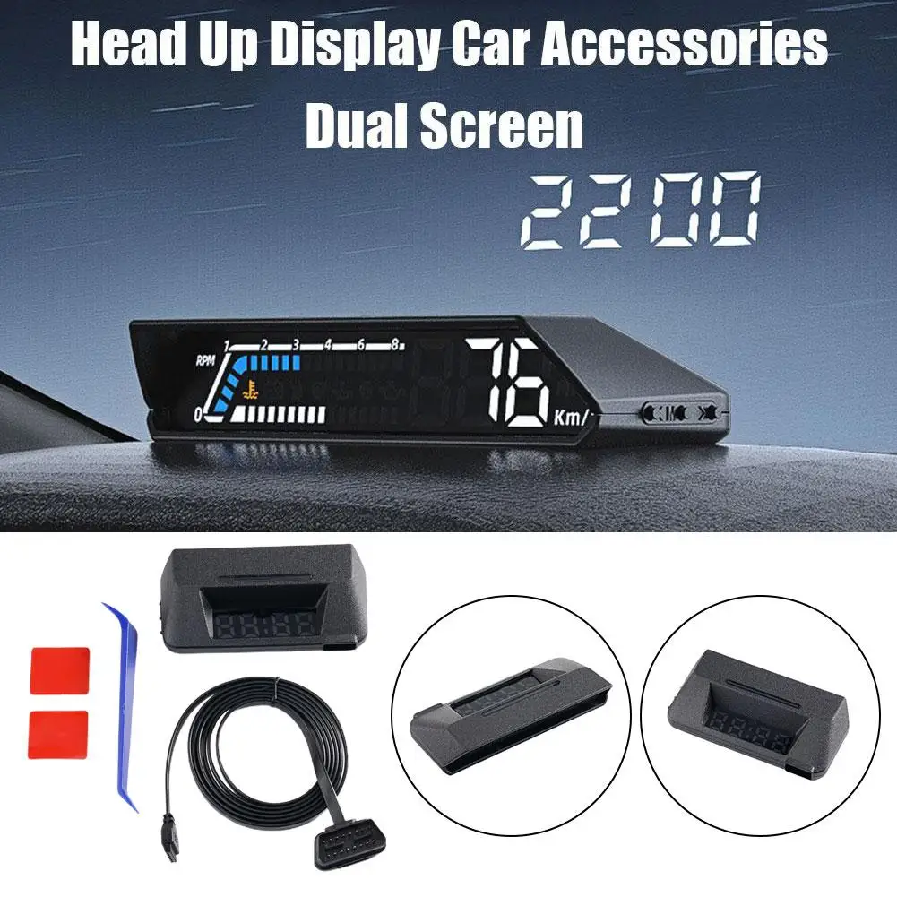 Car Head Up Display HUD Driving Computer Temperature Accessories Head-up Display Universal Car Electronics Speedometer B2O3
Car Head Up Display HUD Driving Computer Temperature Accessories Head-up Display Universal Car Electronics Speedometer B2O3