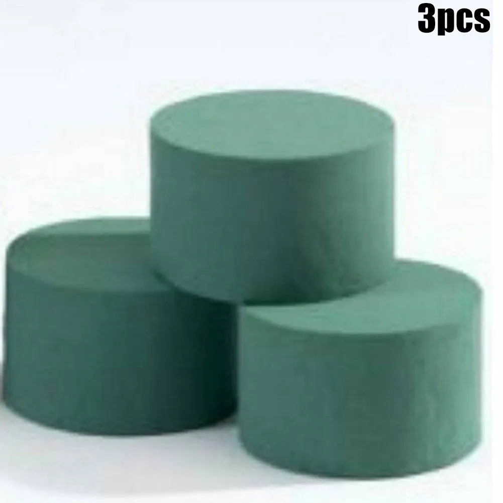 3pcs Oasis Wet Foam Cylinders Floral Foam For Fresh Flowers Packing Arranging Rose Flowers Home Decoration Wedding Flower Holder
3pcs Oasis Wet Foam Cylinders Floral Foam For Fresh Flowers Packing Arranging Rose Flowers Home Decoration Wedding Flower Holder