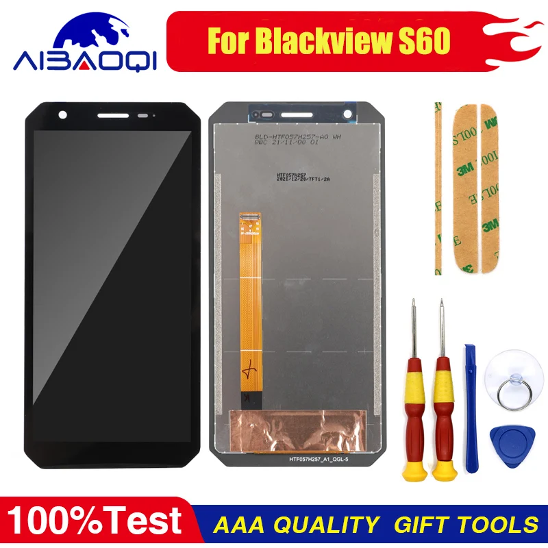 Blackview S60 100% Original 5.7 Inch LCD Display + Touch Screen Digitizer + Frame Assembly Digitizer
Blackview S60 100% Original 5.7 Inch LCD Display + Touch Screen Digitizer + Frame Assembly Digitizer