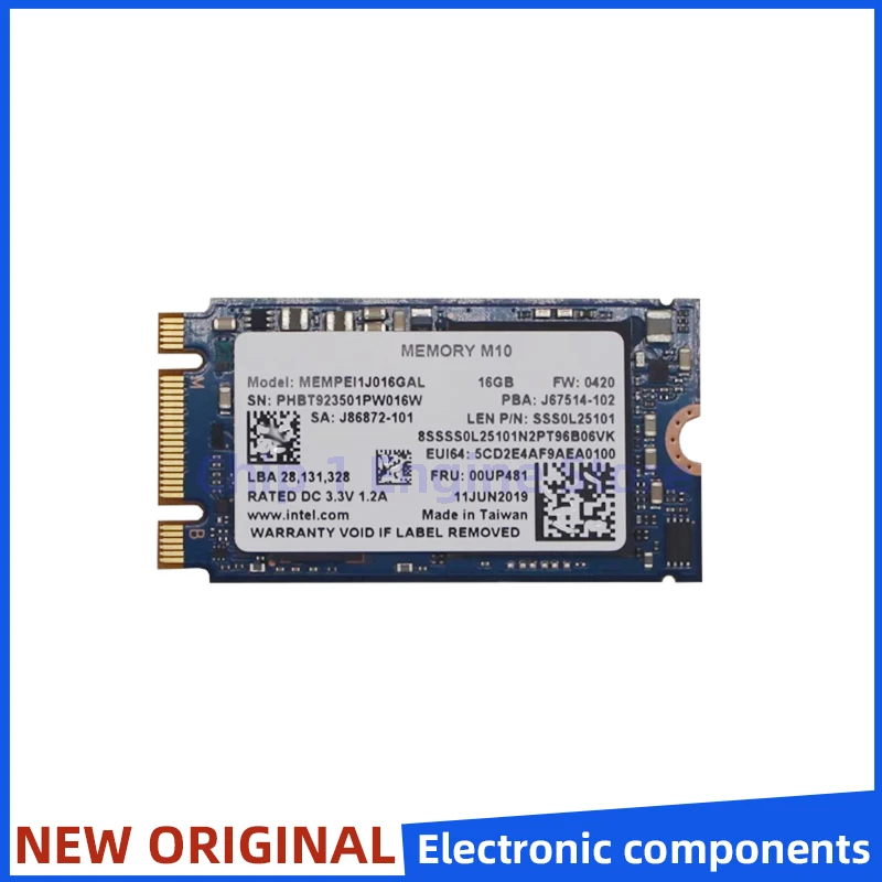 For Intel Memory Internal Solid State Drive Aoteng M10 2242 16G PCIE NVME 3.0X2 M.2 SSD Memory Acceleration Cache
For Intel Memory Internal Solid State Drive Aoteng M10 2242 16G PCIE NVME 3.0X2 M.2 SSD Memory Acceleration Cache