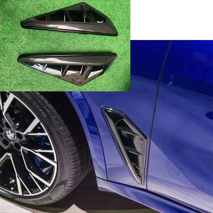 For BMW X5 G05 2018+ Sport CarbonFiber 2PCS / Set Auto Fender Side AirVent Outlet Cover Trim Fit Upgrade bodykit
For BMW X5 G05 2018+ Sport CarbonFiber 2PCS / Set Auto Fender Side AirVent Outlet Cover Trim Fit Upgrade bodykit