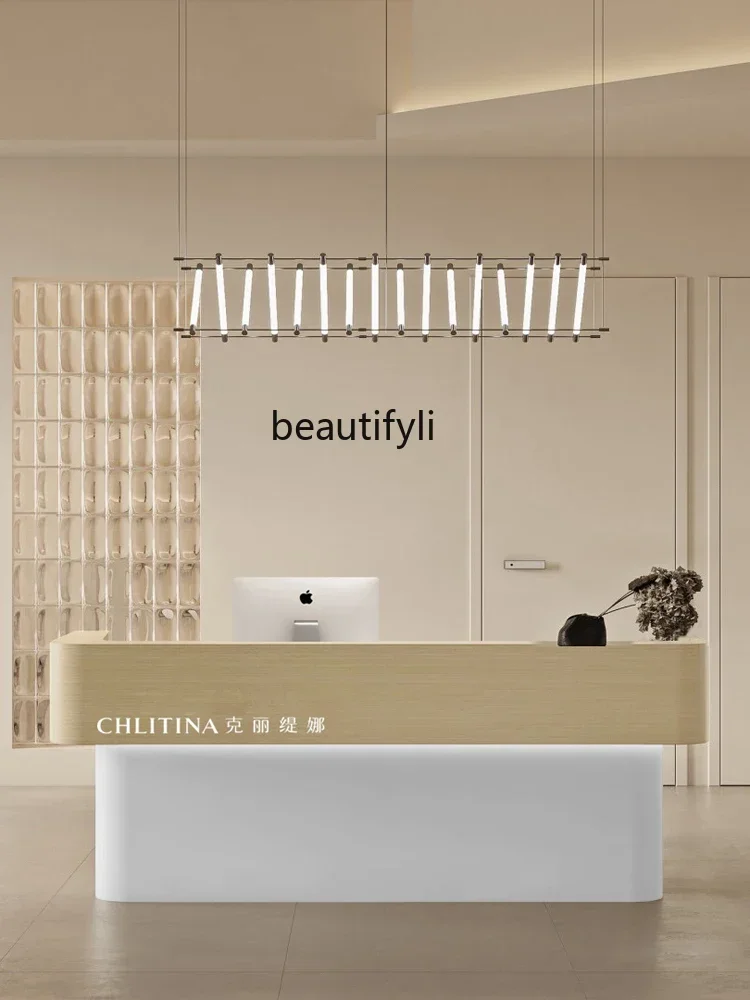 Minimalist Japanese Style Log Style Bar Clothing Store Cashier Pavilion of Regimen B & B Beauty Reception Desk
Minimalist Japanese Style Log Style Bar Clothing Store Cashier Pavilion of Regimen B & B Beauty Reception Desk