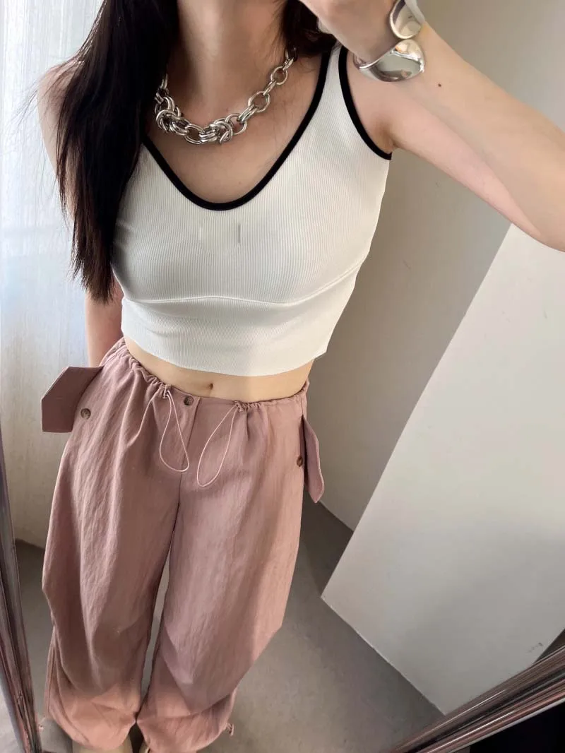 Sexy Nightclub American Retro Hot and Spicy Sweetheart Style Fashion Casual Trend temperament Versatile Round Neck Tank Top
Sexy Nightclub American Retro Hot and Spicy Sweetheart Style Fashion Casual Trend temperament Versatile Round Neck Tank Top