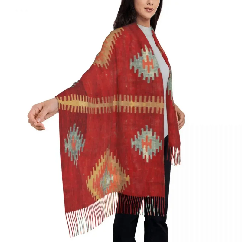 Printed Cal Antique Turkish Kilim Scarf Women Men Winter Fall Warm Scarves Bohemian Vintage Persian Carpet Tribal Shawl Wrap 
Printed Cal Antique Turkish Kilim Scarf Women Men Winter Fall Warm Scarves Bohemian Vintage Persian Carpet Tribal Shawl Wrap