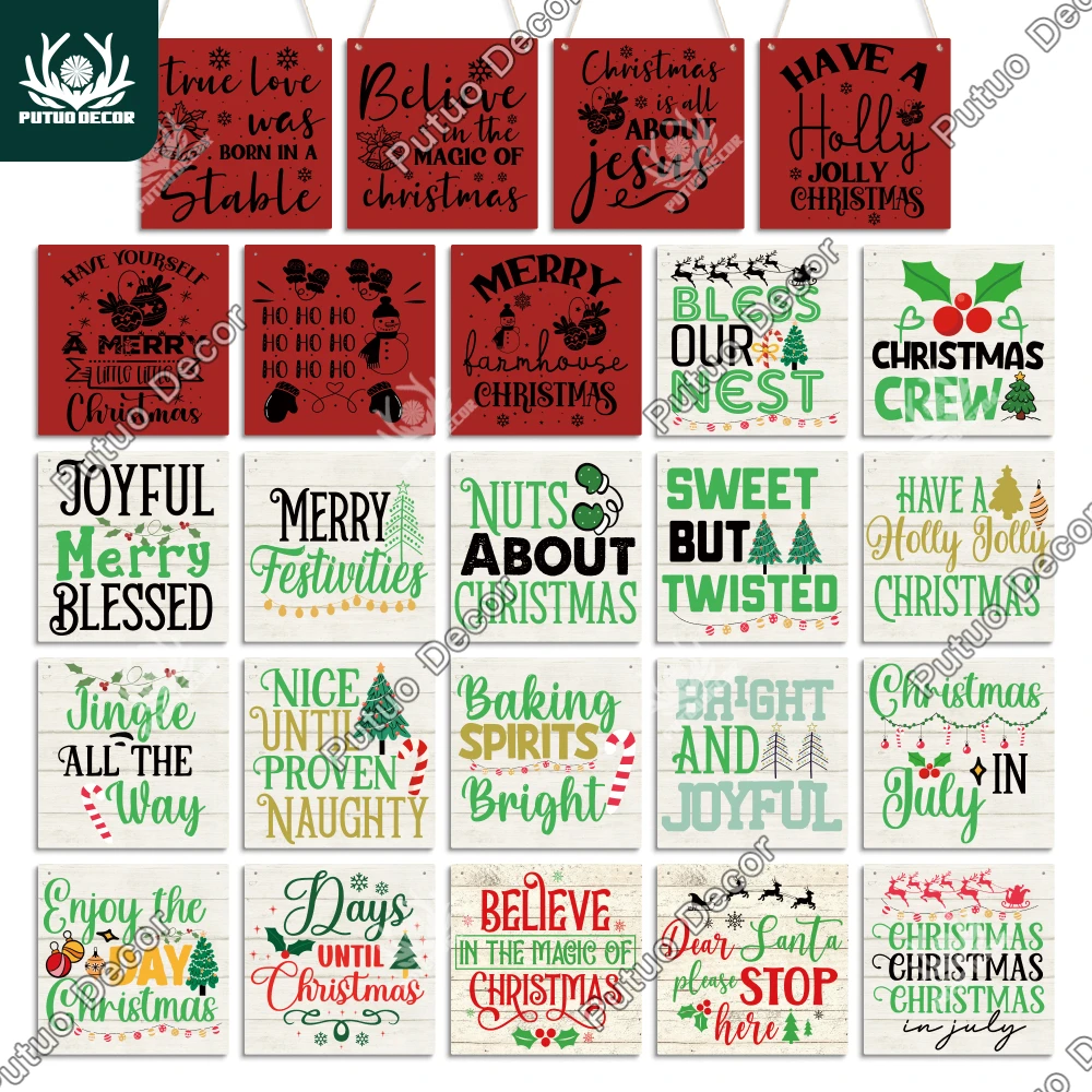 Putuo Decor 1pc True Love Was Born In A Stable Wooden Hanging Sign,Wall Decoration Xmas Tree Decor for Xmas Party 7.8X 7.8 Inche
Putuo Decor 1pc True Love Was Born In A Stable Wooden Hanging Sign,Wall Decoration Xmas Tree Decor for Xmas Party 7.8X 7.8 Inche