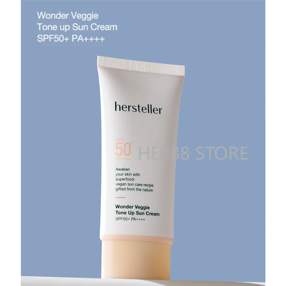 

Korean Wonder Veggie Tone Up Relief Sun Cream SPF50+PA+++ Physical Sunscreen Brightening Moisturizing Isolation Skin Care Cream