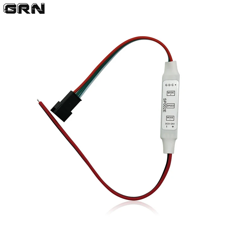 WS2811 WS2812 LED Lights Strip Controller Mini SP002E DC5-24V 3 Key 3pin Outpoot Plug for LED Dream Color Strips Control
WS2811 WS2812 LED Lights Strip Controller Mini SP002E DC5-24V 3 Key 3pin Outpoot Plug for LED Dream Color Strips Control