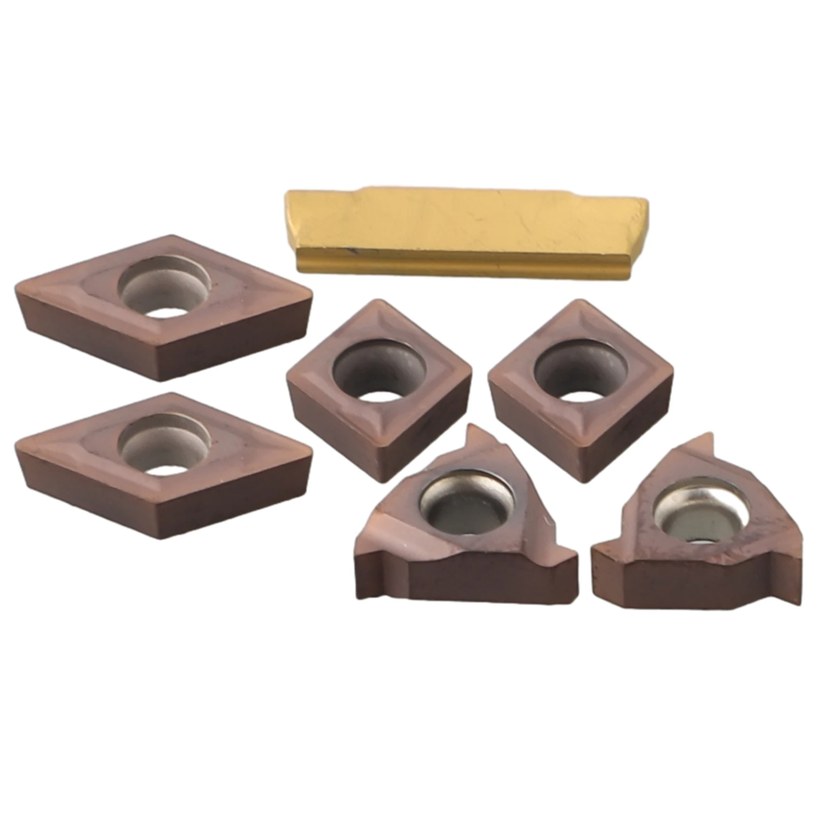 7PCS Carbide Inserts CCMT060204 11IR 16ER MGMN200 DCMT070204 For 12mm Shank Lathe Boring Bar Turning Tool Holder Set Kit
7PCS Carbide Inserts CCMT060204 11IR 16ER MGMN200 DCMT070204 For 12mm Shank Lathe Boring Bar Turning Tool Holder Set Kit