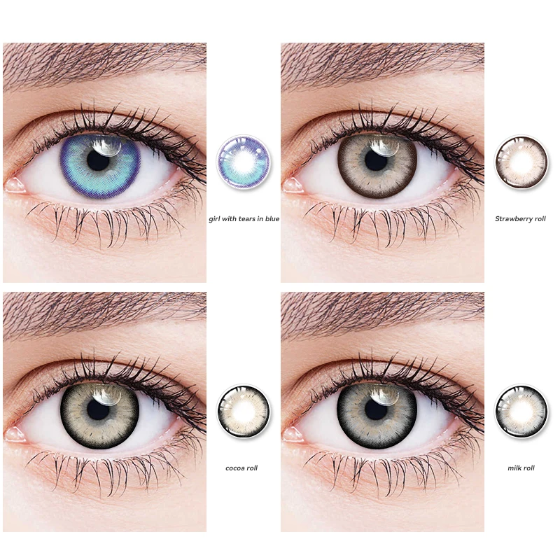 Contact Lenses Optical Myopia Colored Lenses Soft Eye Contacts With Color Blue Brown 1pcs Yearly Beauty Pupils 14.5mm
Contact Lenses Optical Myopia Colored Lenses Soft Eye Contacts With Color Blue Brown 1pcs Yearly Beauty Pupils 14.5mm