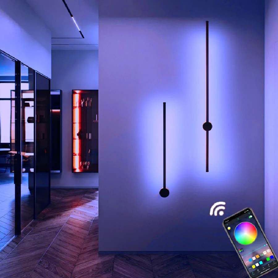Modern Minimalism Color Remote Control RGB Wall Lamp LED Nordic Home Light Living Room Decoration Wall Lamps Bedroom Lighting
Modern Minimalism Color Remote Control RGB Wall Lamp LED Nordic Home Light Living Room Decoration Wall Lamps Bedroom Lighting