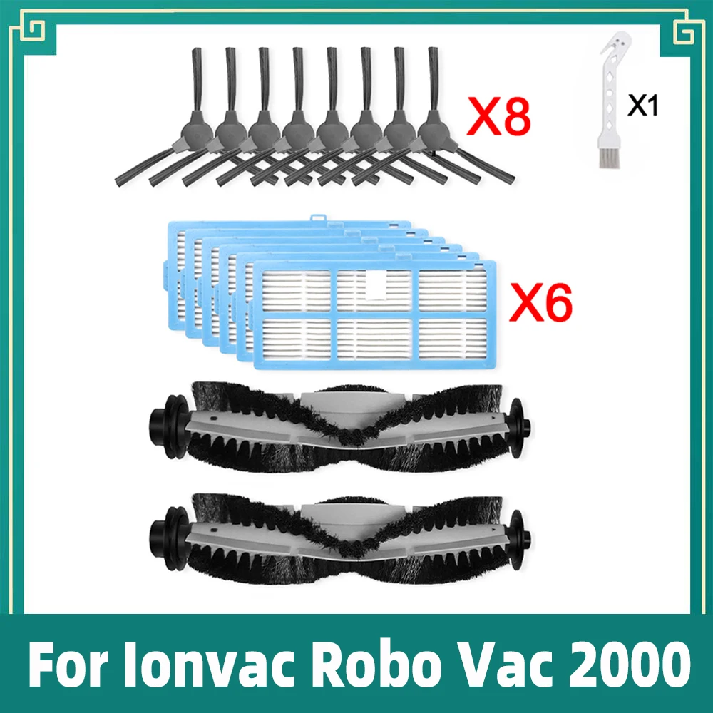 

Для роботов-пылесосов Ionvac Robo Vac 2000 Главная боковая щетка Фильтр HEPA Аксессуары Запасные части Комплект