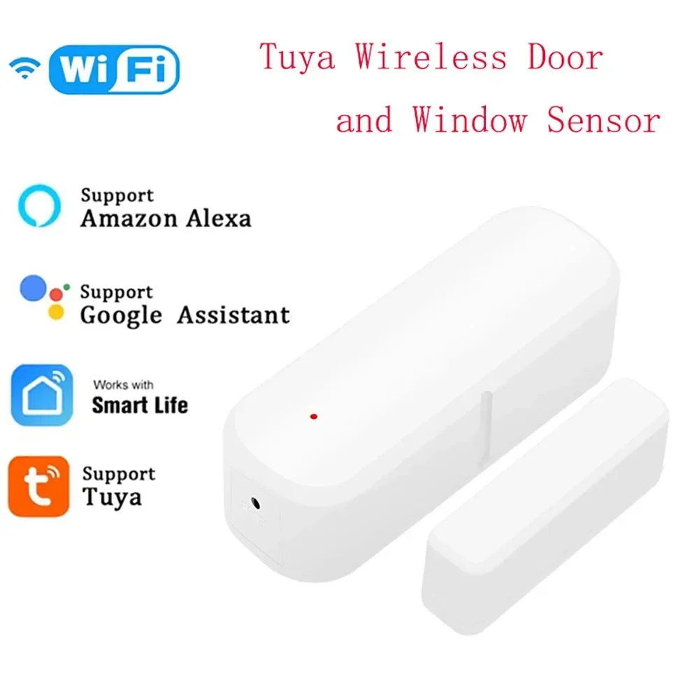 Tuya WiFi Door Window Sensor Smart Home Wireless Door Open / Closed Detector Smart Life Control Via Alexa Google Home
Tuya WiFi Door Window Sensor Smart Home Wireless Door Open / Closed Detector Smart Life Control Via Alexa Google Home
