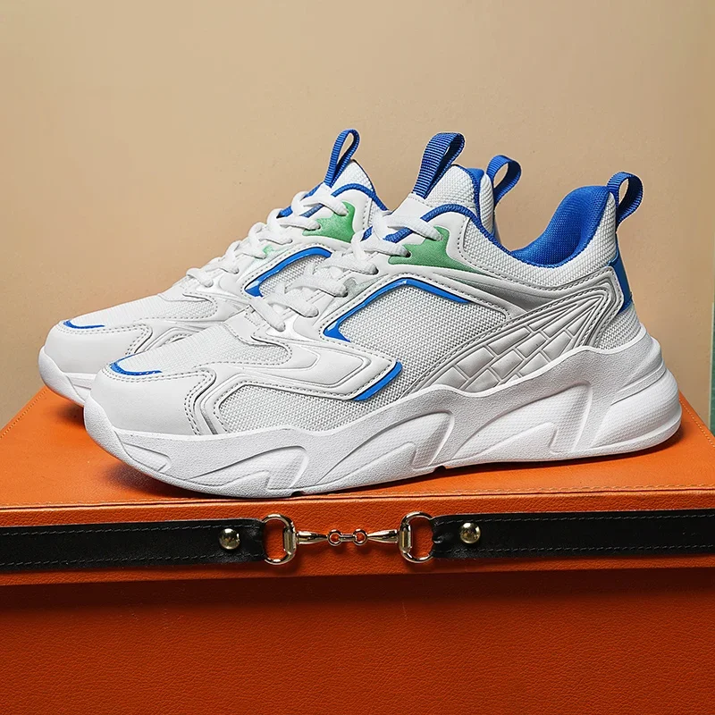 Thick Sole Versatile Clunky Sneaker For Men 2024 New Trend Mesh Lace Up Breathable Casual Sports Shoes Increased Soft Sole
Thick Sole Versatile Clunky Sneaker For Men 2024 New Trend Mesh Lace Up Breathable Casual Sports Shoes Increased Soft Sole