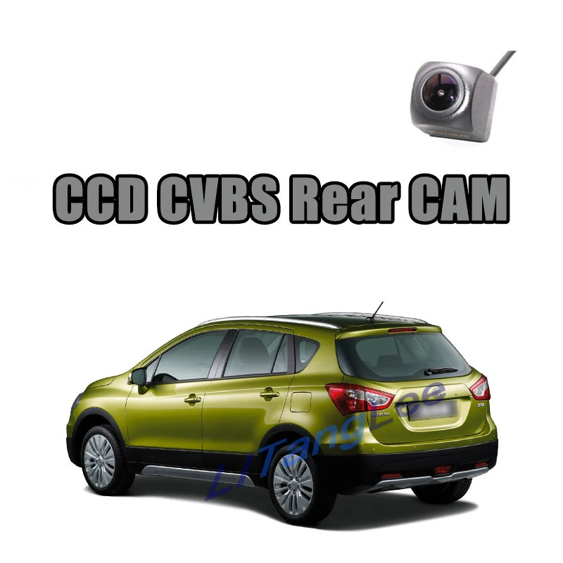 

Автомобильная камера заднего вида CCD CVBS 720P для Suzuki SX4 S-CROSS/кроссовера 2013 ~ 2015 пикап ночного видения Водонепроницаемая парковочная резервная камера