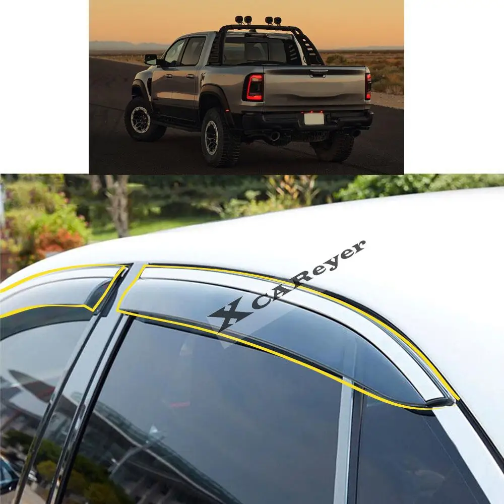 Стикер для кузова автомобиля DODGE Ram 2019 2020 2021, пластиковое стекло, ветрозащитный козырек, запчасти для вентиляционных отверстий от дождя/солнца
Стикер для кузова автомобиля DODGE Ram 2019 2020 2021, пластиковое стекло, ветрозащитный козырек, запчасти для вентиляционных отверстий от дождя/солнца