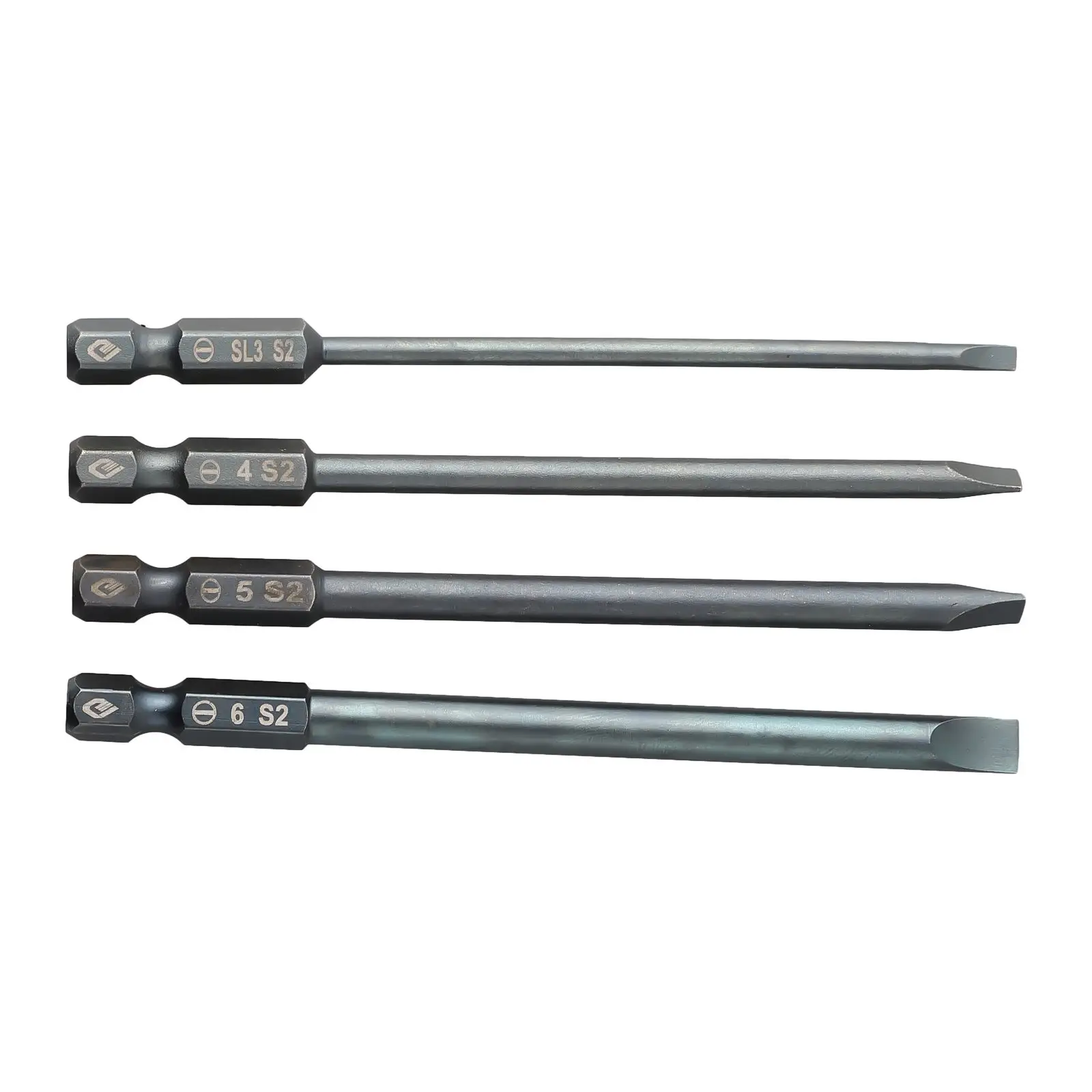 4pcs 100mm Alloy Steel Flat Head Magnetic Slotted Screwdriver Bit SL3.0 SL4.0 SL5.0 SL6.0 Slotted Tip Electric Screw Driver Bit
4pcs 100mm Alloy Steel Flat Head Magnetic Slotted Screwdriver Bit SL3.0 SL4.0 SL5.0 SL6.0 Slotted Tip Electric Screw Driver Bit