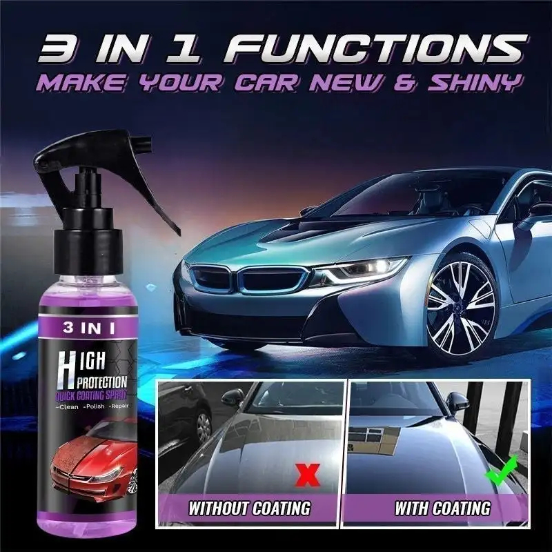 3 in 1 SHINE ARMOR Fortify Quick Coat Ceramic Coating Car Wax Polish Spray Waterless Car Wash&Wax Hydrophobic Top Coat Polish
3 in 1 SHINE ARMOR Fortify Quick Coat Ceramic Coating Car Wax Polish Spray Waterless Car Wash&Wax Hydrophobic Top Coat Polish