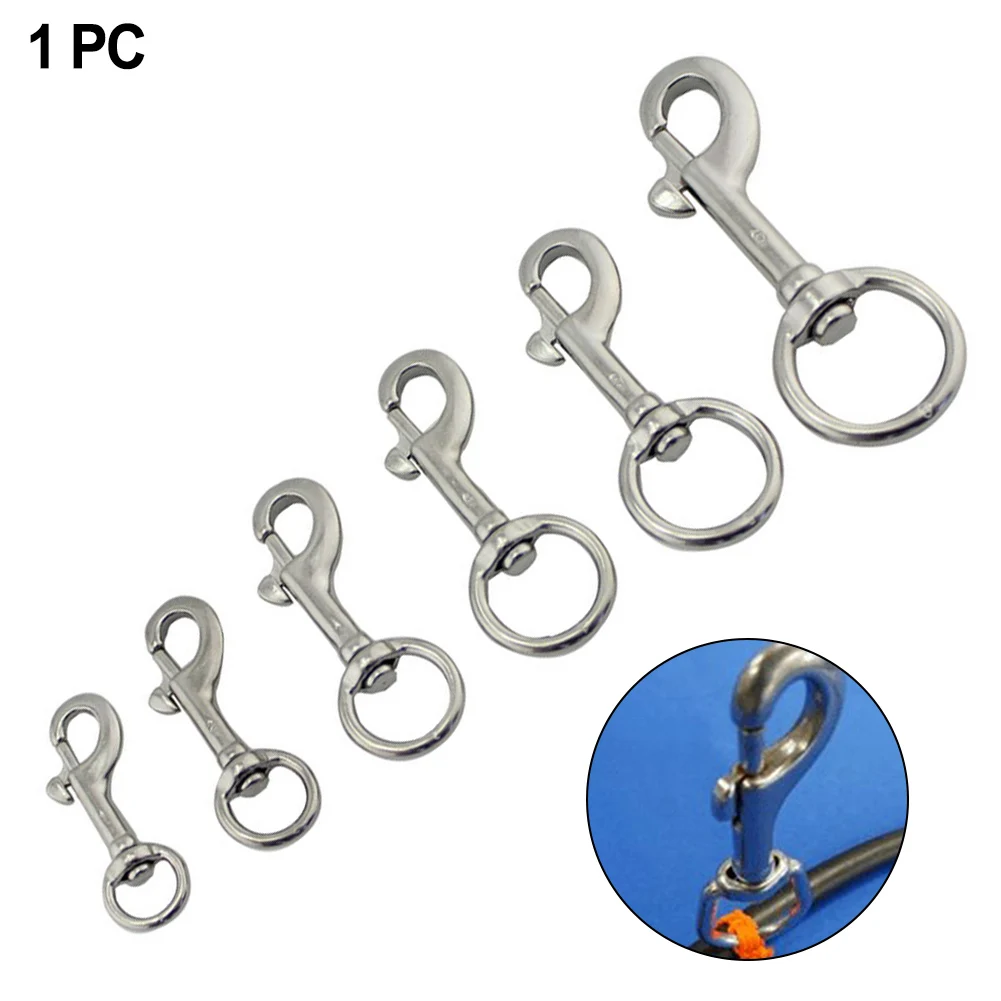 Scuba Diving Bolt Snap Stainless Steel Hook Clip Swivel Hooks BCD Accessories 64/72/82/91/98/120mm Fishing Snap Hooked Snap Pin
Scuba Diving Bolt Snap Stainless Steel Hook Clip Swivel Hooks BCD Accessories 64/72/82/91/98/120mm Fishing Snap Hooked Snap Pin