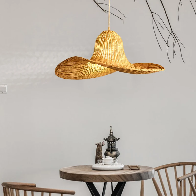 ARTURESTHOME Rattan Lamps and Lanterns, Creative Simple Straw Hat Lampshade, Home Energy Saving Decorative Chandelier,Room Decor
ARTURESTHOME Rattan Lamps and Lanterns, Creative Simple Straw Hat Lampshade, Home Energy Saving Decorative Chandelier,Room Decor