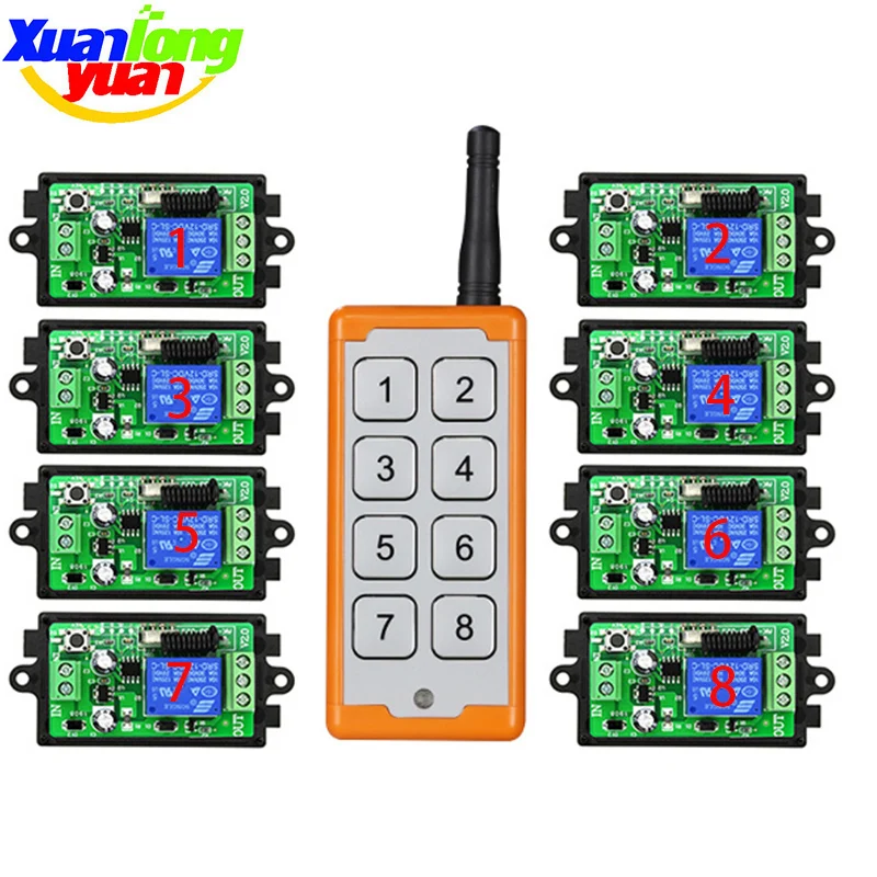 1000M Long Range DC12V 24V 1CH RF Wireless Remote Control Relay Switch light /lamp/ Garage Doors shutters projection screen
1000M Long Range DC12V 24V 1CH RF Wireless Remote Control Relay Switch light /lamp/ Garage Doors shutters projection screen