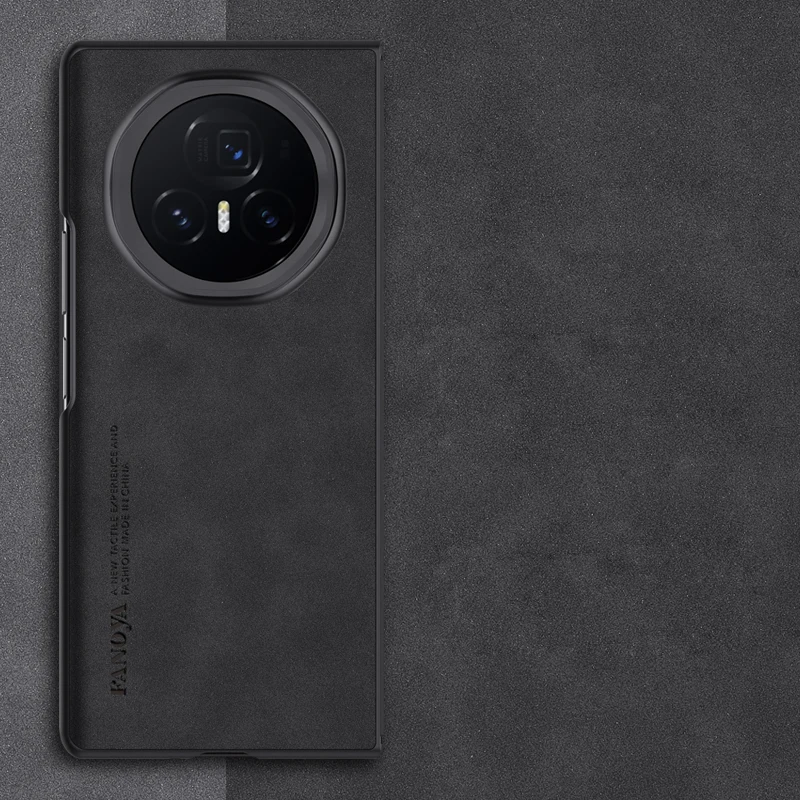 غطاء خلفي من جلد البولي يوريثان غير اللامع لهاتف Honor Magic V3 FCP-AN10 28 غطاء خلفي من جلد البولي يوريثان غير اللامع لهاتف Honor Magic V3 FCP-AN10