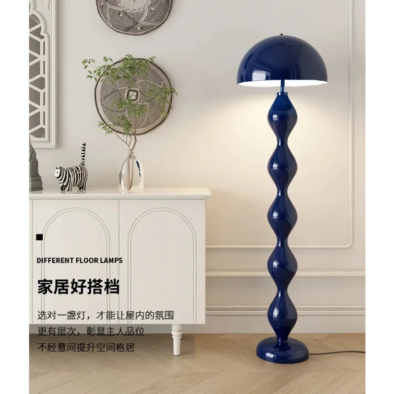 

Macaron Mushroom Led Floor Lamps for Living Room Sofa Side Remote Control Dim Standing Lamp Bedroom Bedside Light Home Decor