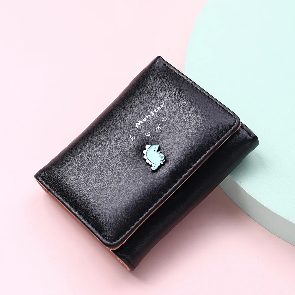 New Women Cute Cartoon Small Dinosaur Wallet Buckle Folding Girl Wallet Brand Designed Pu Leather Coin Purse Female Card Holder
New Women Cute Cartoon Small Dinosaur Wallet Buckle Folding Girl Wallet Brand Designed Pu Leather Coin Purse Female Card Holder