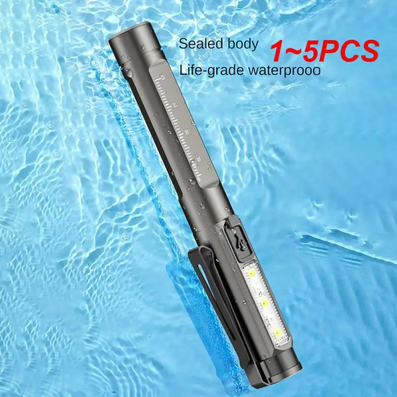 1~5PCS Light source Aluminium Alloy Waterproof USB Chargeable LED Flashlight Powerful Rechargeable Pen Flashlight For
1~5PCS Light source Aluminium Alloy Waterproof USB Chargeable LED Flashlight Powerful Rechargeable Pen Flashlight For