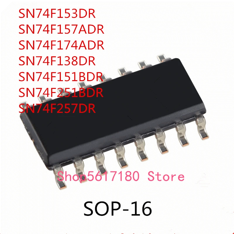 SN74F153DR sn74f157адr sn74f174адr SN74F138DR SN74F151BDR SN74F251BDR SN74F257DR IC, 10 шт.
SN74F153DR sn74f157адr sn74f174адr SN74F138DR SN74F151BDR SN74F251BDR SN74F257DR IC, 10 шт.