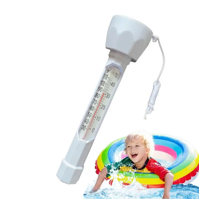 Hot Tub Thermometers Swimming Pool Floating Thermometer Water Temperature Thermometers with rope Temperature Measuring Tool
Hot Tub Thermometers Swimming Pool Floating Thermometer Water Temperature Thermometers with rope Temperature Measuring Tool
