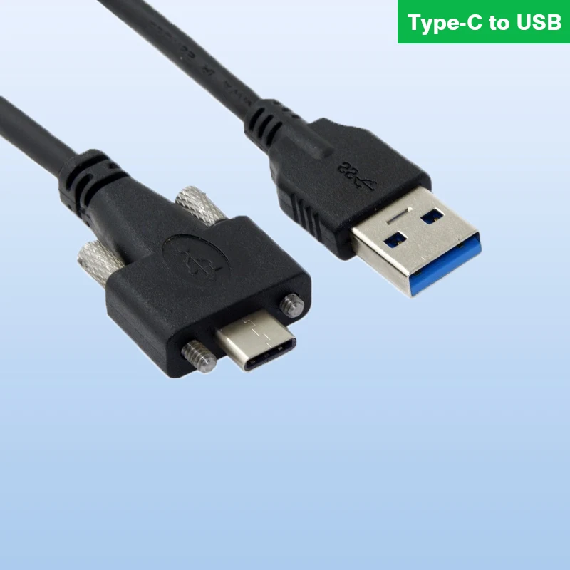 5 Гбит/с USB 3,0 к USB 3,1 Type-C кабель с винтовым фиксирующим соединителем 1,2 м 4 фута USB-c имеет место блокировки винта между 15 мм 
5 Гбит/с USB 3,0 к USB 3,1 Type-C кабель с винтовым фиксирующим соединителем 1,2 м 4 фута USB-c имеет место блокировки винта между 15 мм