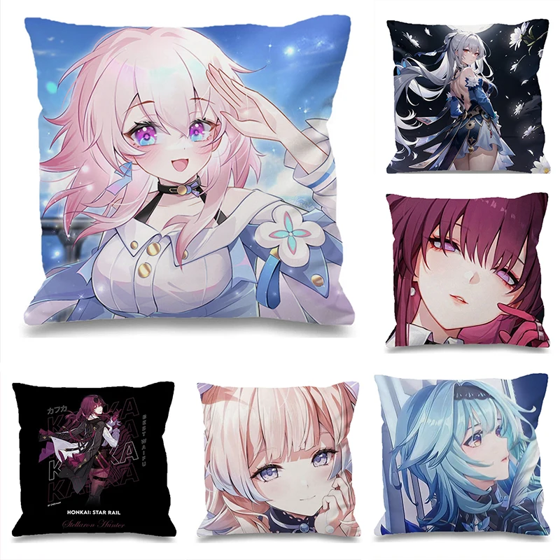 Pillow Cover Honkai Star Rail Custom Cushion Covers 45x45 Decorative Sofa Cushions Body Pillows Decor Home Bed Pillowcases 50x50
Pillow Cover Honkai Star Rail Custom Cushion Covers 45x45 Decorative Sofa Cushions Body Pillows Decor Home Bed Pillowcases 50x50
