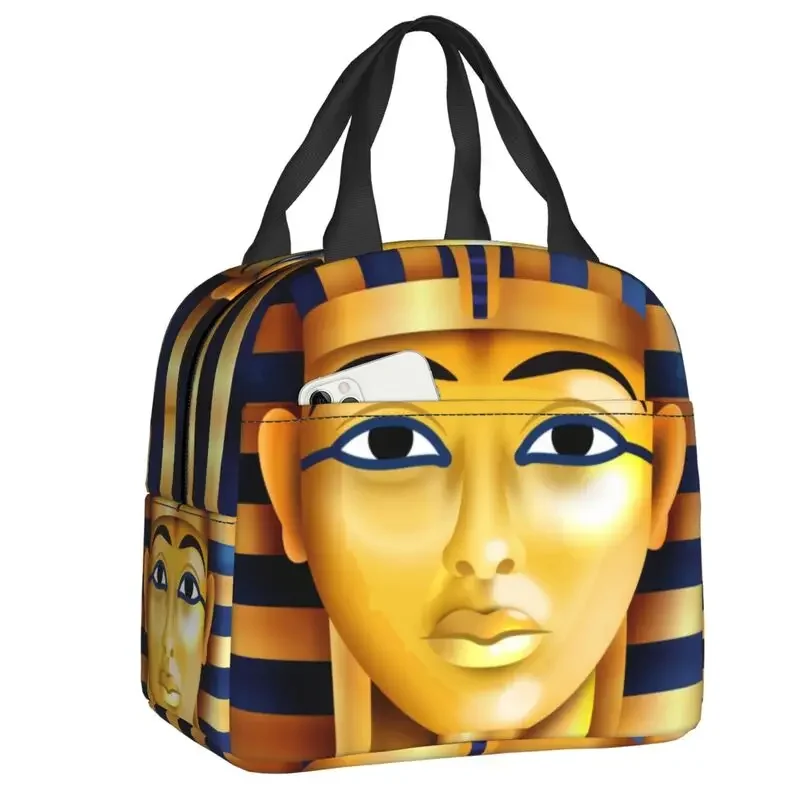 Ancient Egypt Pharaoh King Tut Insulated Lunch Bag for Women Leakproof Egyptian Cooler Thermal Lunch Tote Beach Camping Travel
Ancient Egypt Pharaoh King Tut Insulated Lunch Bag for Women Leakproof Egyptian Cooler Thermal Lunch Tote Beach Camping Travel