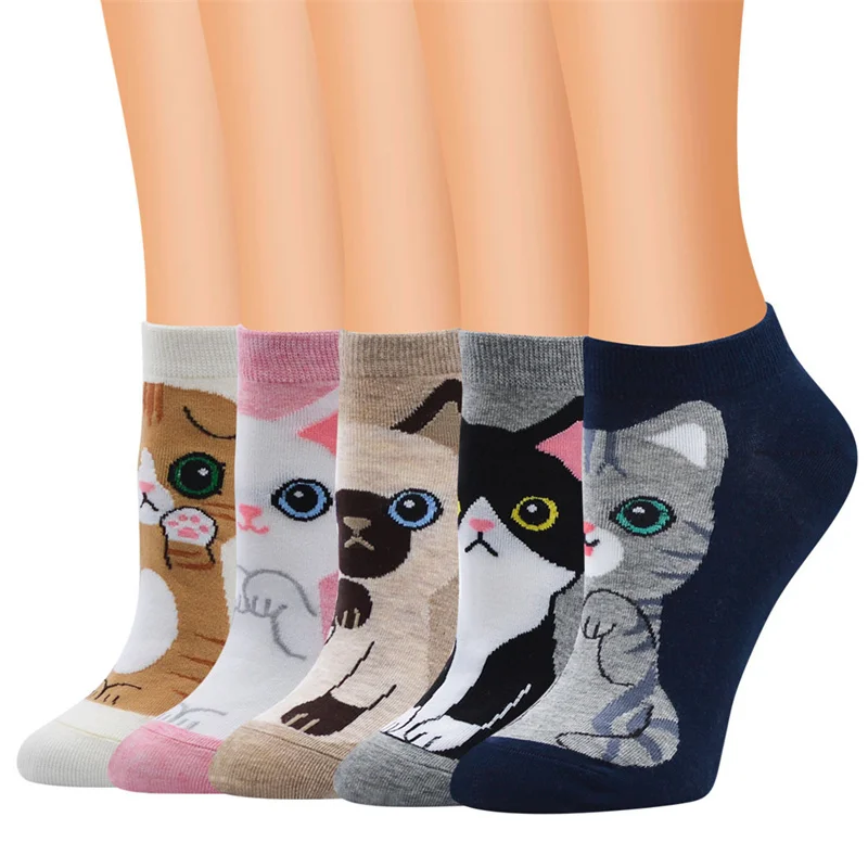 Wholesale 50Pairs Women Cartoon Ankle Socks Spring Summer Autumn Cute Animal Female Ladies Colorful Cotton Short Socks
Wholesale 50Pairs Women Cartoon Ankle Socks Spring Summer Autumn Cute Animal Female Ladies Colorful Cotton Short Socks