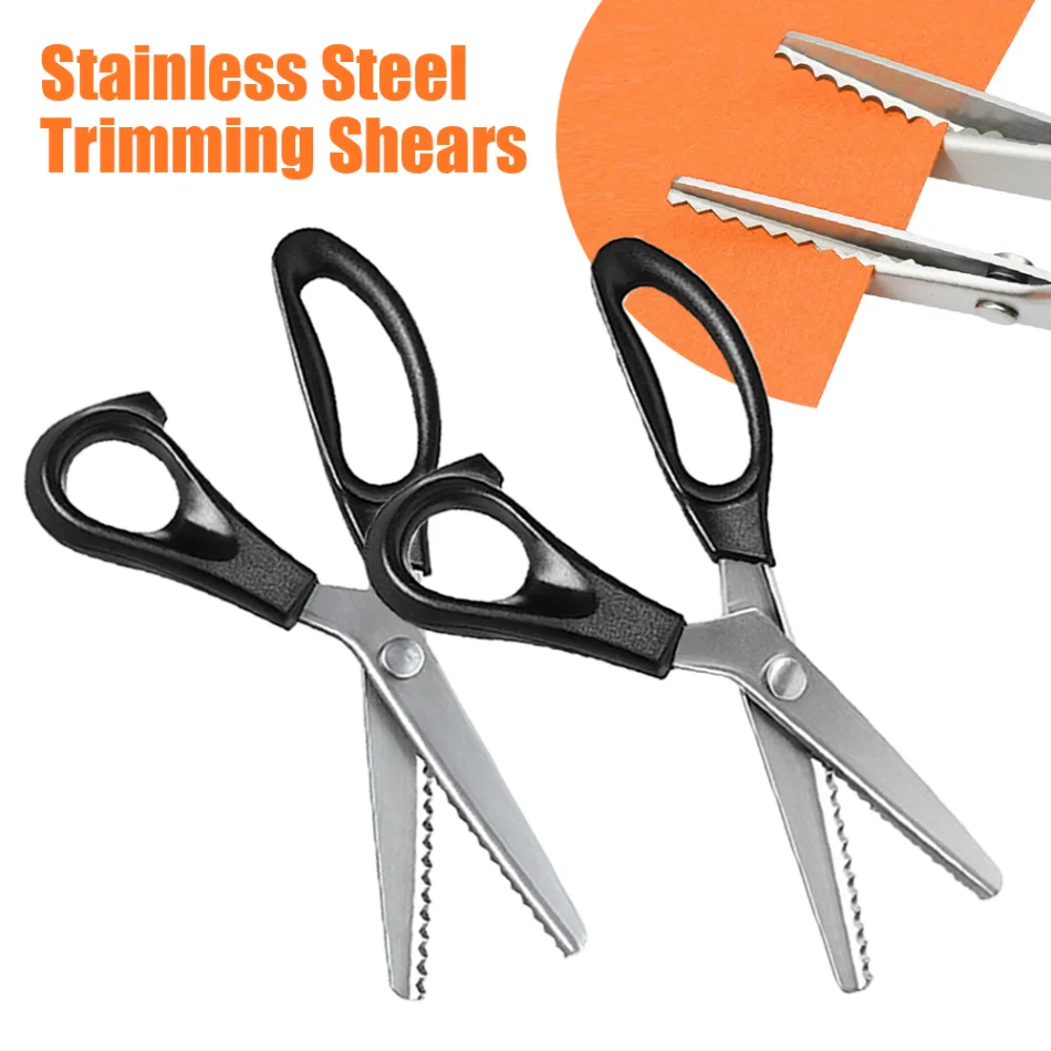 3/5/7MM Zig Zag Sewing Cut Dressmaking Tailor Shear Pinking Scissor Stainless Steel Lace Scissors Leather Craft Fabric Scissors
3/5/7MM Zig Zag Sewing Cut Dressmaking Tailor Shear Pinking Scissor Stainless Steel Lace Scissors Leather Craft Fabric Scissors