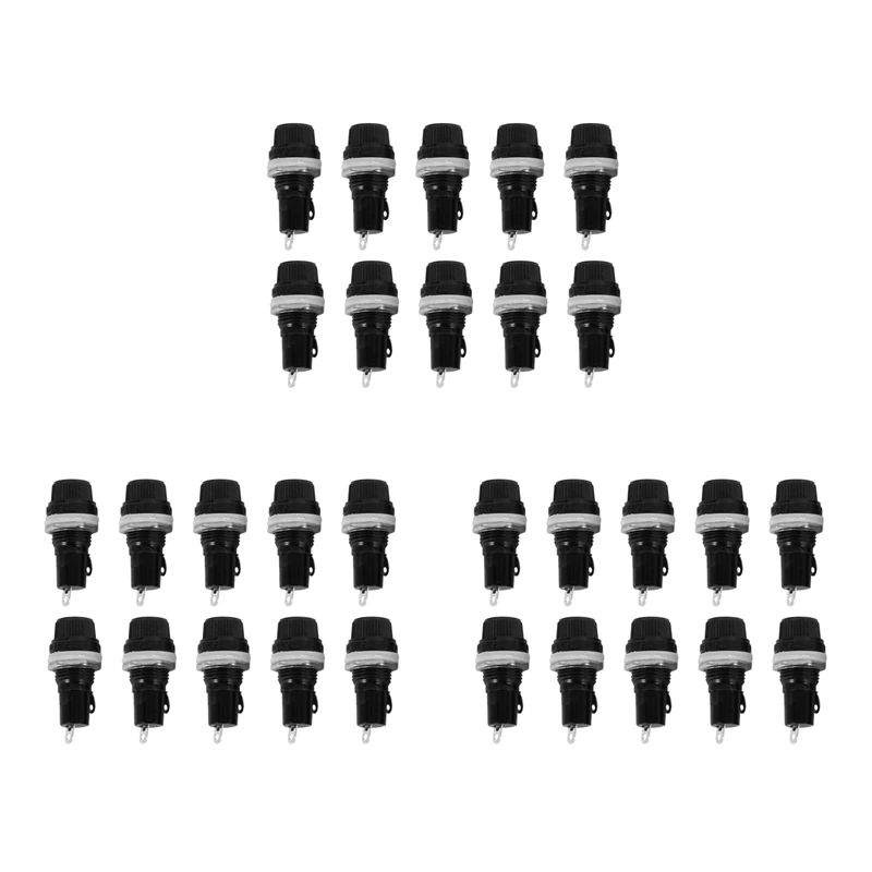 30 шт. держатель предохранителя для электрической панели 5X20 мм
30 шт. держатель предохранителя для электрической панели 5X20 мм