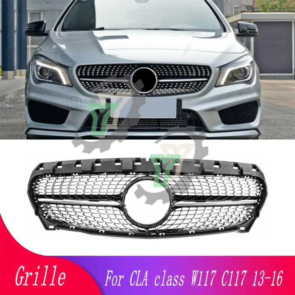 C117 Grille Front Bumper Upper Grilles Racing Grill For Mercedes-Benz W117 CLA180 CLA200 CLA250 CLA260 CLA45 2013 2014 2015 2016
C117 Grille Front Bumper Upper Grilles Racing Grill For Mercedes-Benz W117 CLA180 CLA200 CLA250 CLA260 CLA45 2013 2014 2015 2016